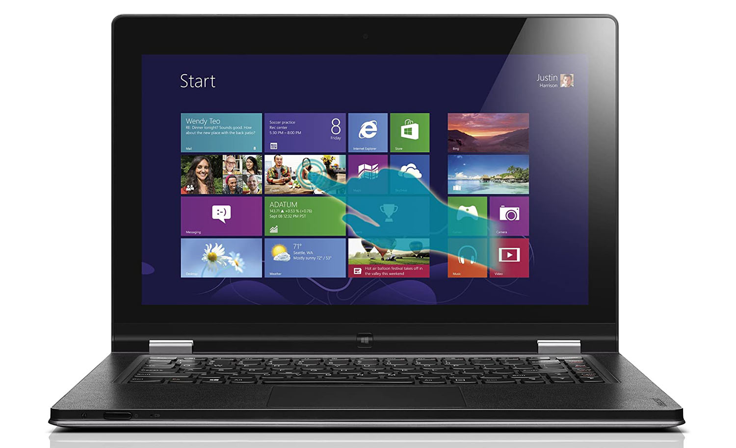 Lenovo Ideapad Yoga 13 Intel Core i5 3rd Gen 4GB RAM 128GB SSD Windows 10 Home