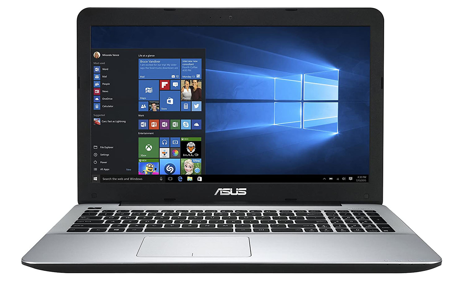 Asus X555UA Intel Core i7 6th Gen 8GB RAM 512GB SSD Windows 10