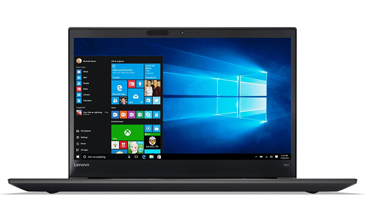 Lenovo ThinkPad T570 Intel Core i5 7th Gen 8GB RAM 500GB HDD Windows 10 Pro