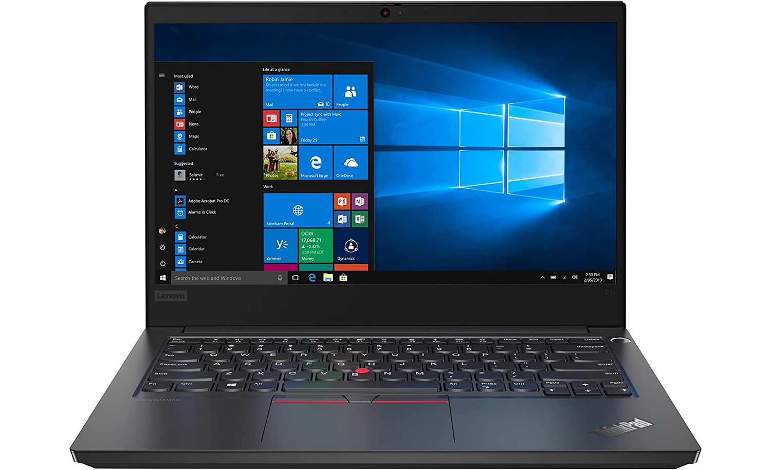Lenovo ThinkPad E14 Intel Core i5 10th Gen 8GB RAM 1TB HDD Windows 10 Pro