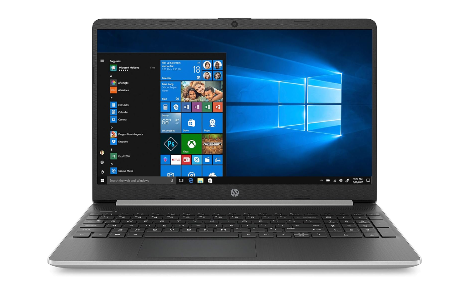 HP Laptop 15 dw0043dx Intel Core i5-8th Gen 8GB RAM 128GB SSD Microsoft Windows 11 Home Touchscreen