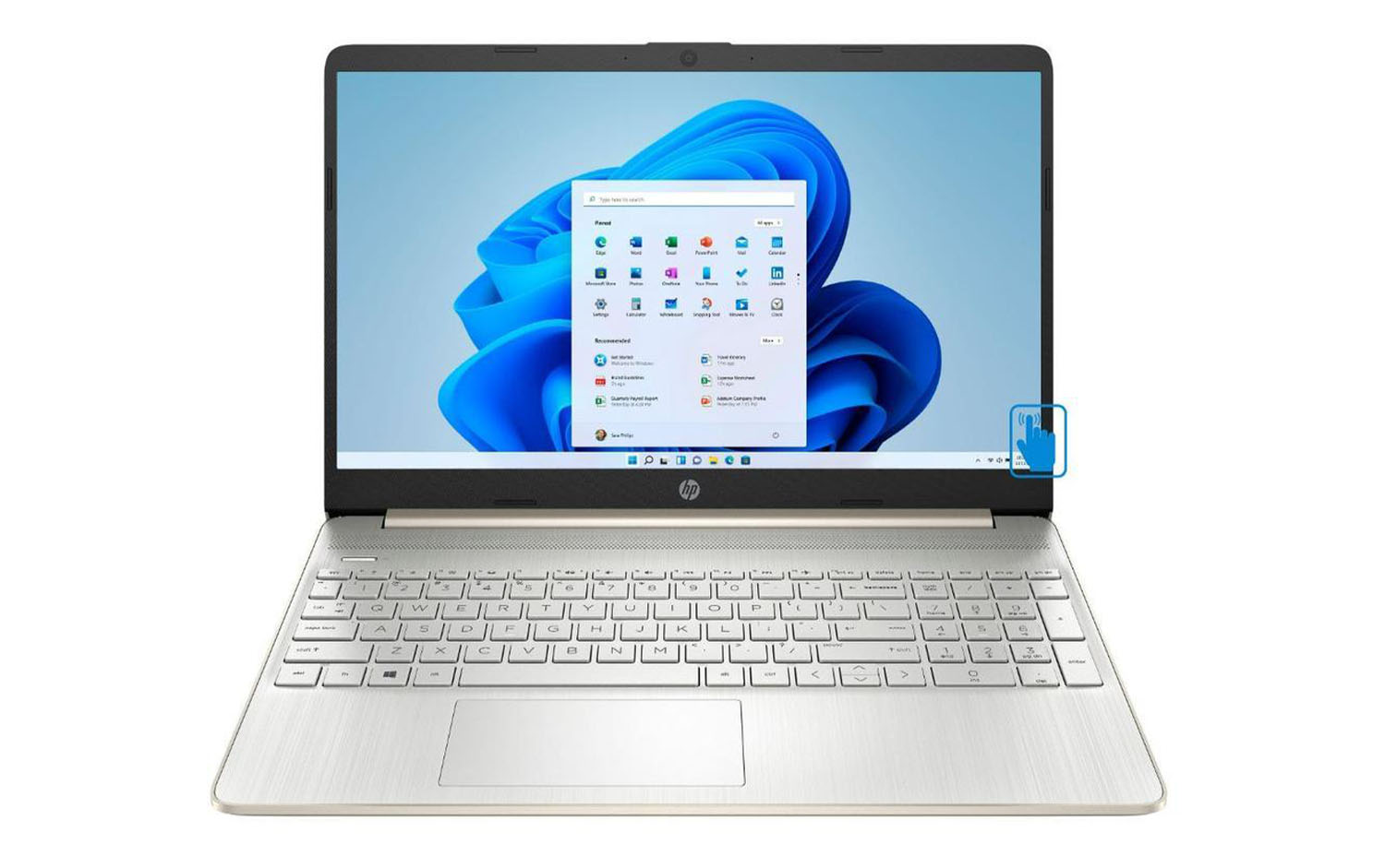 HP Laptop 15 dy2703dx Intel Core i5 11th Gen 8GB RAM 512GB SSD Touchscreen Windows 11 Home