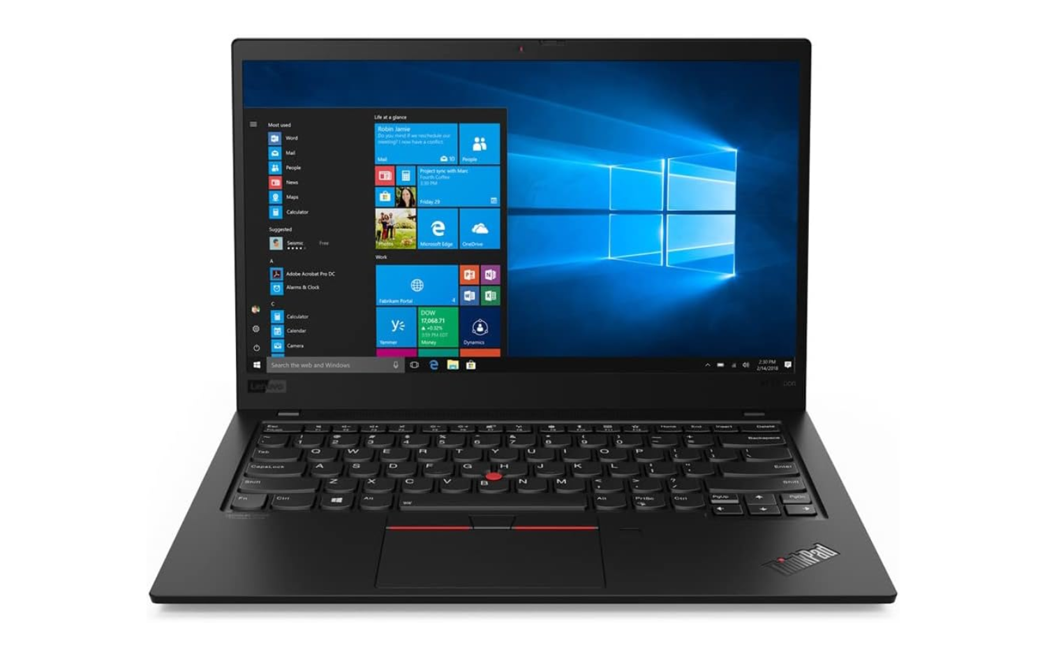 Lenovo ThinkPad X1 Carbon Gen 4 20FB002LUS Intel Core i7 6th Gen 16GB RAM 512GB SSD Microsoft Windows 10 Pro