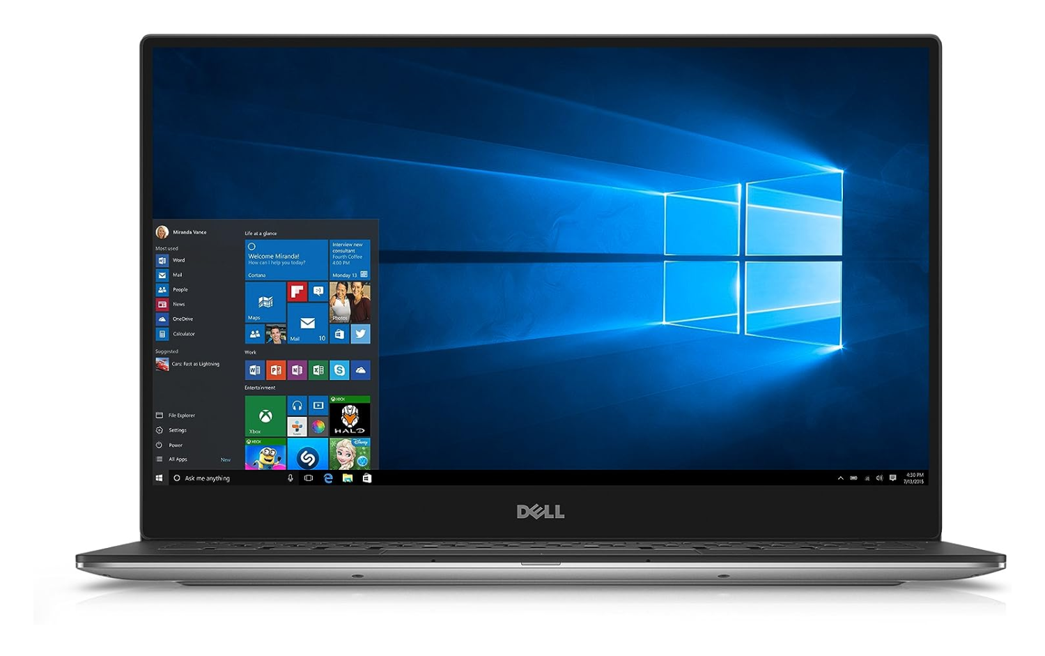 Dell XPS 9360 Intel Core i5-7th Gen 8GB RAM 256GB SSD Microsoft Windows 10 Home Touchscreen