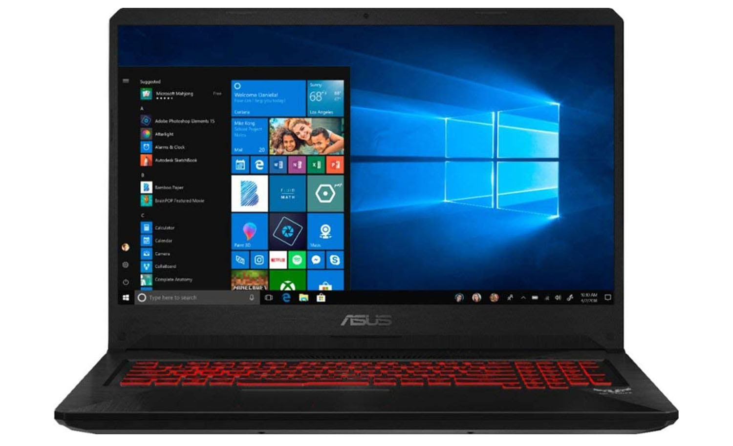ASUS TUF Gaming FX705DT AMD Ryzen 5 8GB RAM 512GB  SSD Microsoft Windows 10 Home NVIDIA GeForce GTX 1650