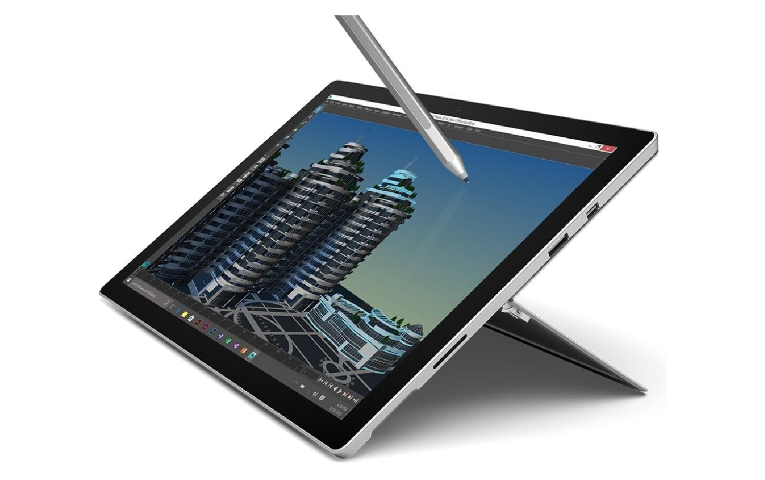 Microsoft Surface Pro 4 Intel Core i5 6th Gen 8GB RAM 256GB SSD Windows 10 Enterprise N Touchscreen