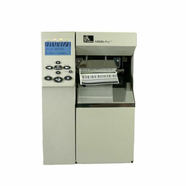 Zebra 105SL 300 DPI Net Serial Parallel Industrial Barcode Printer