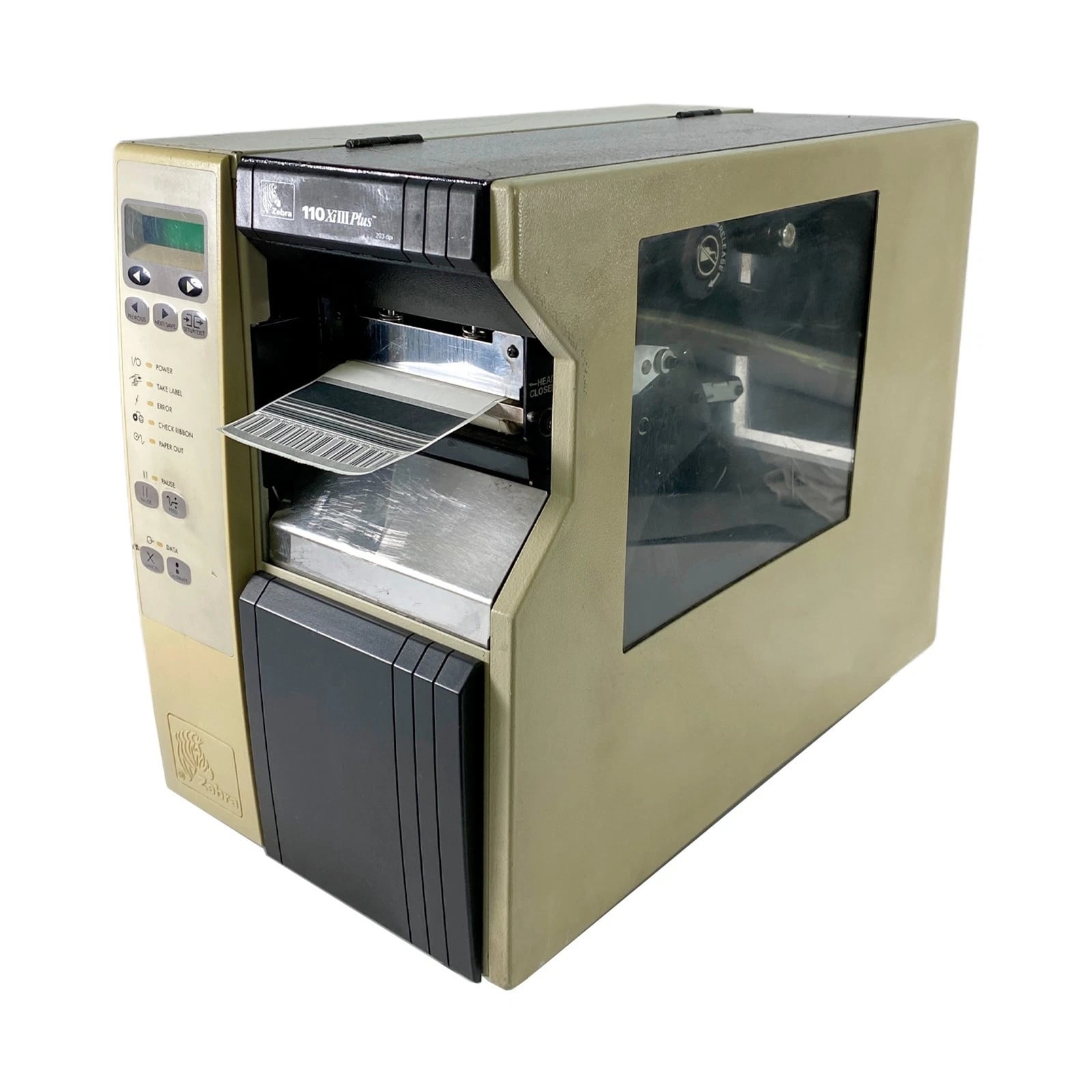 Zebra 110XiIII Plus 203 DPI Industrial Thermal Transfer Barcode Printer