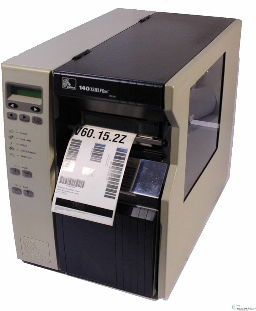 Zebra 140XiIIIPlus USB Net Serial Industrial Barcode Printer