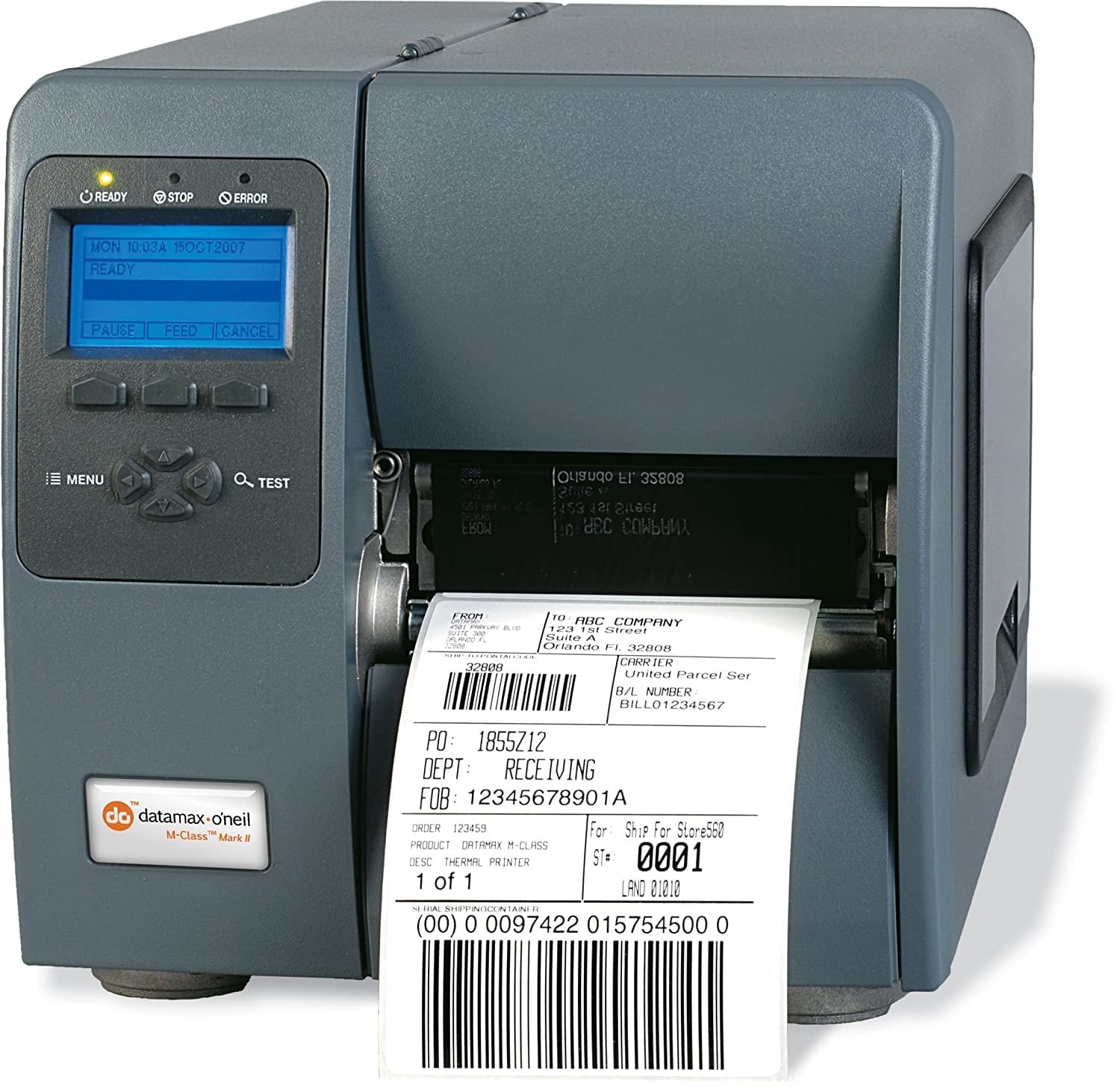 Datamax MF2T 203 DPI Wi-Fi Mobile Portable Direct Thermal Barcode Printer