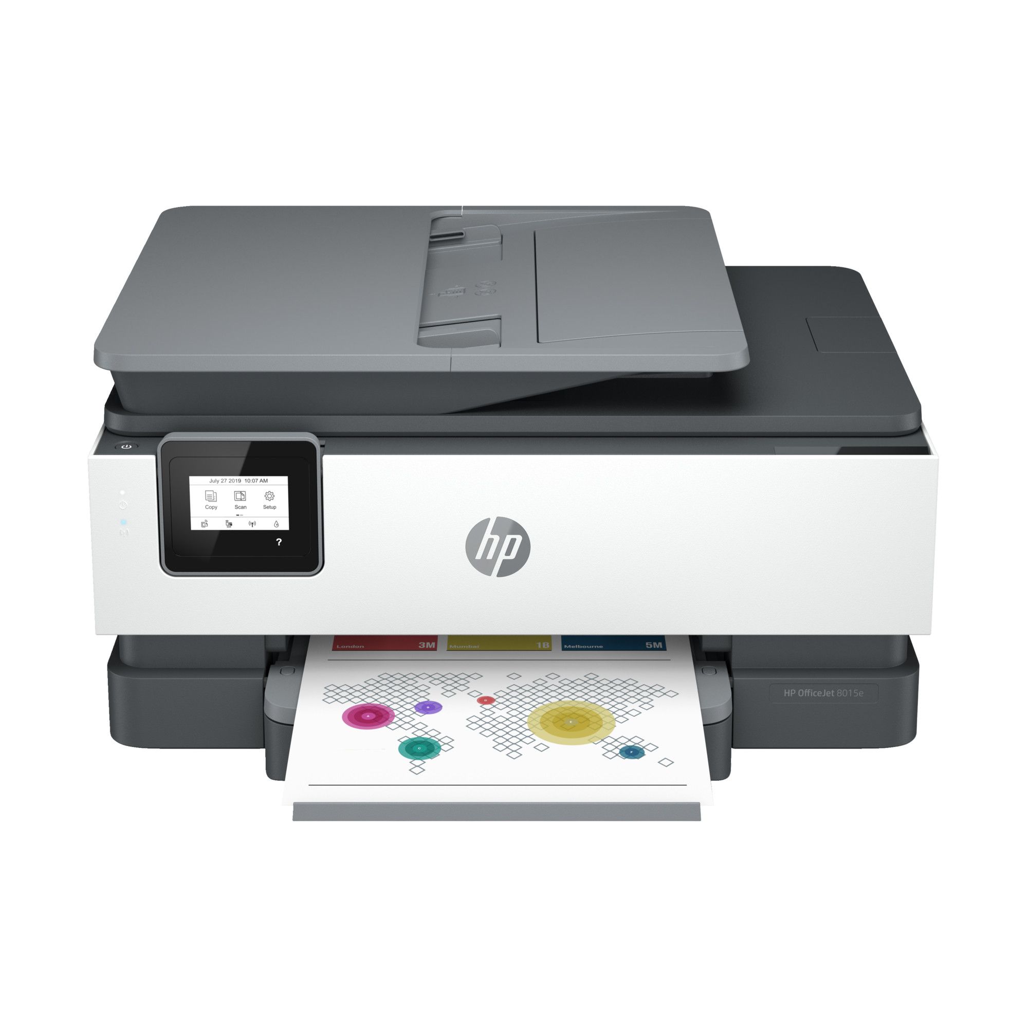 HP OfficeJet 8015e Wireless All-In-One Color Desktop Inkjet Printer