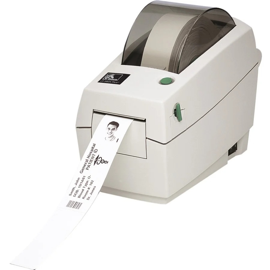 Zebra TLP 2824 Plus 203 DPI USB Net Peeler Thermal Transfer Desktop Printer
