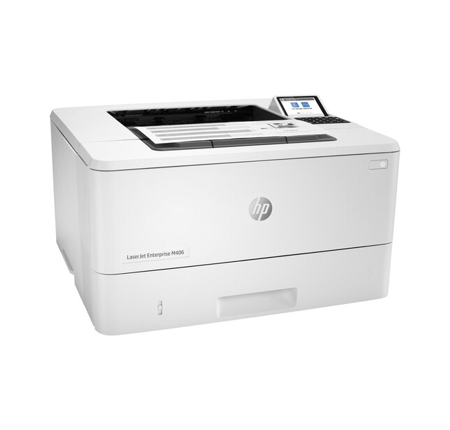 HP LaserJet Ent M406dn Duplex Touch LCD Desktop Mono Laser Printer