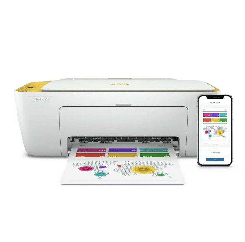 HP DeskJet 2732 Wi-Fi USB All-in-One Color Inkjet Printer