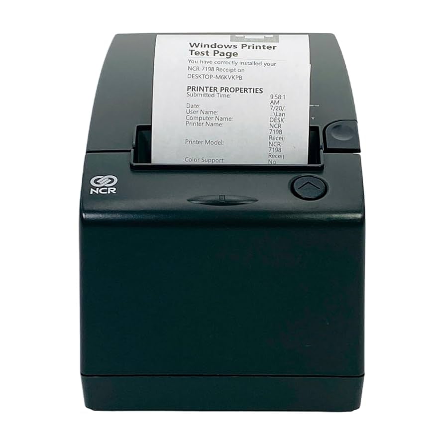NCR RealPOS 7198 52 IPS High Speed Direct Thermal POS Receipt Printer