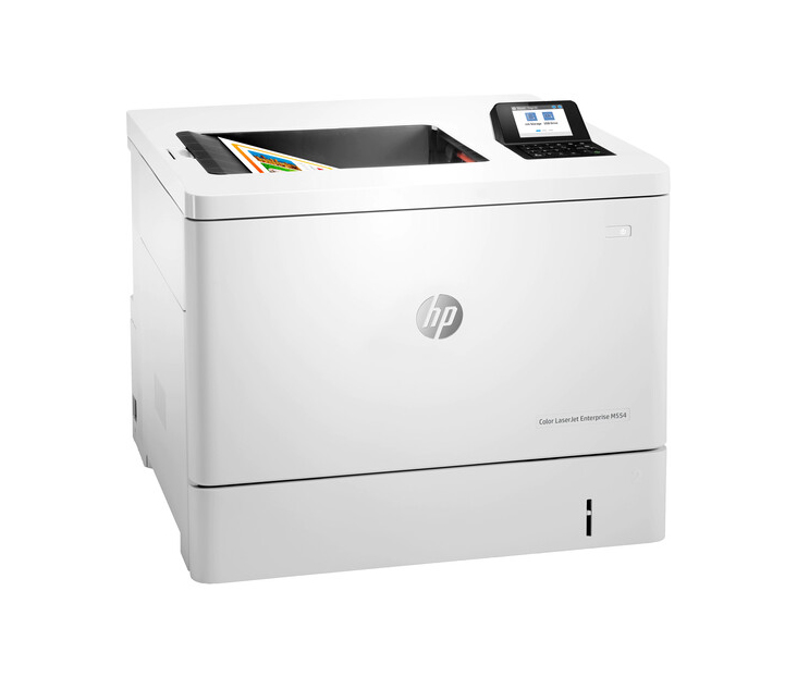 HP LaserJet Ent M554dn Duplex Touch LCD Desktop Color Laser Printer