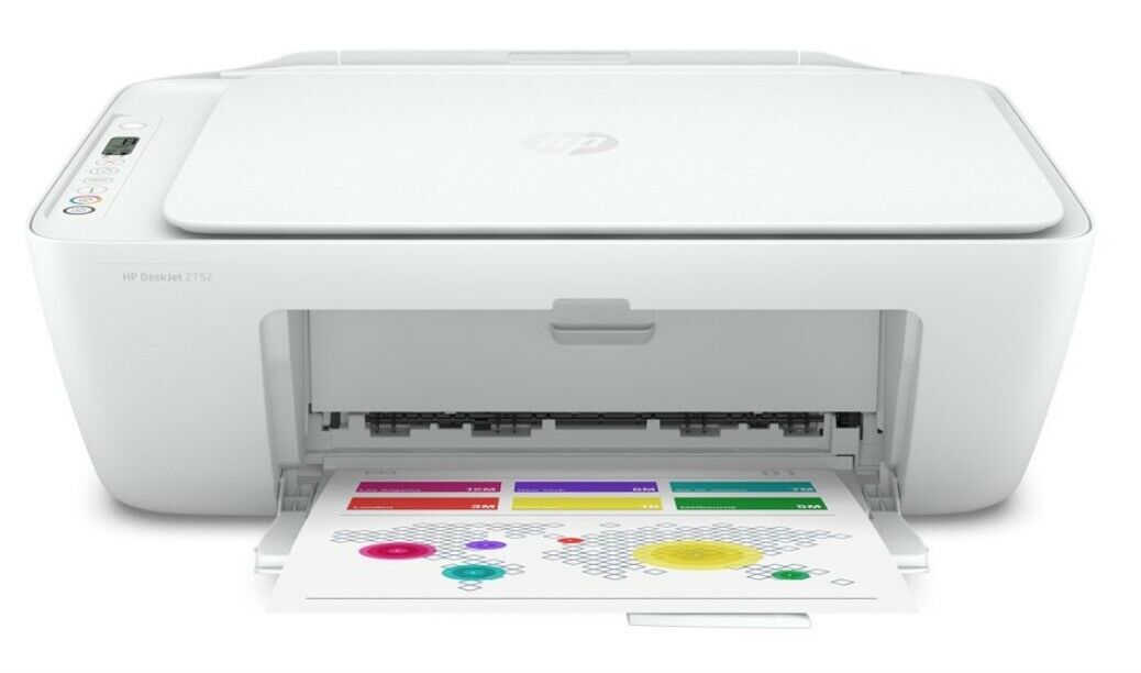 HP DeskJet 2752 WiFi Scan Copy All-in-One Color Inkjet Printer
