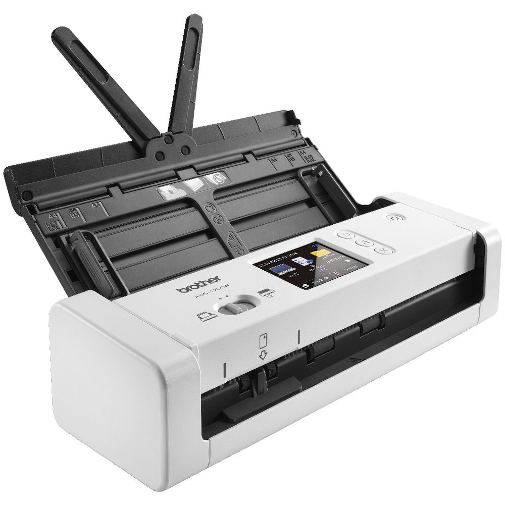 ADS-1700W Brother 600 DPI 40 PPM USB Wi-Fi 2.8-Inch Touch Desktop Scanner NOB