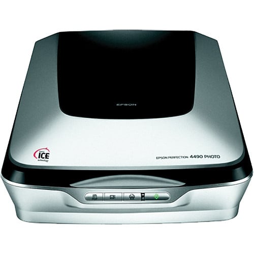 B11B176011 Epson Perfection 4490 4800 DPI 38 PPM Photo Flatbed Film Scanner