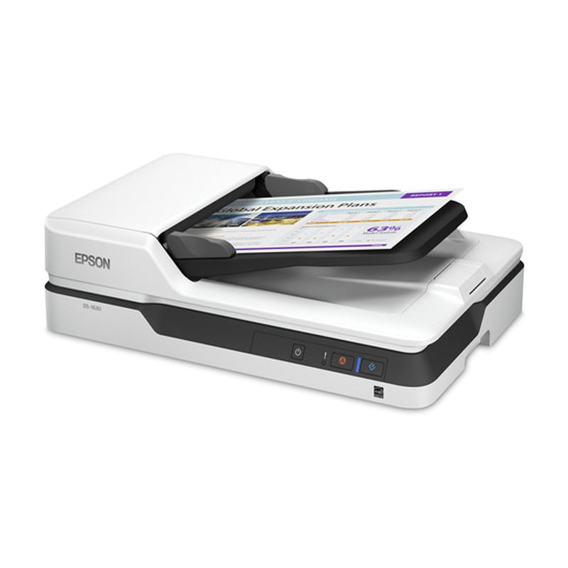 B11B239201 Epson DS-1630 1200 DPI 25 PPM USB Duplex Flatbed Document Scanner