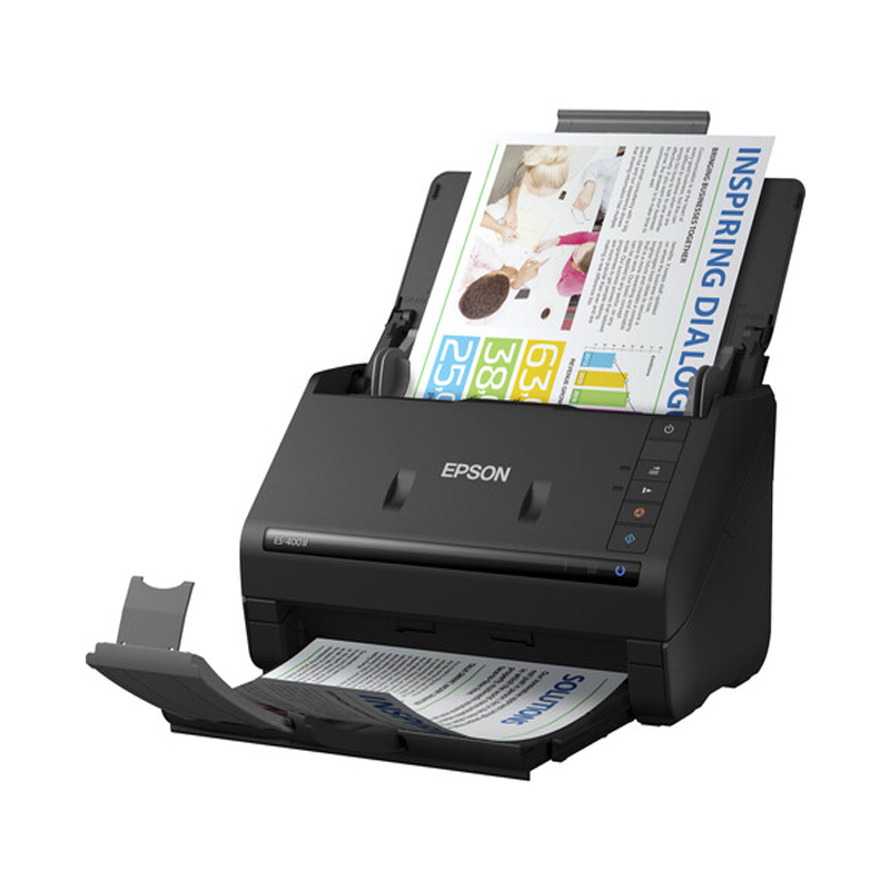 B11B261201 Epson WorkForce ES-400 II 600 dpi USB Duplex Sheet-Fed Document Scanner NOB