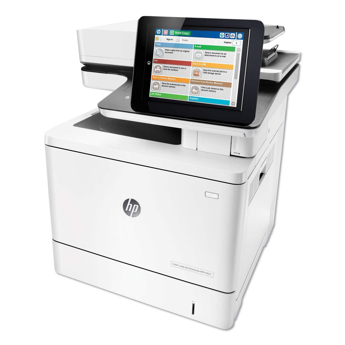B5L47A HP LaserJet Enterprise M577f 40 USB Ethernet Laser Printer