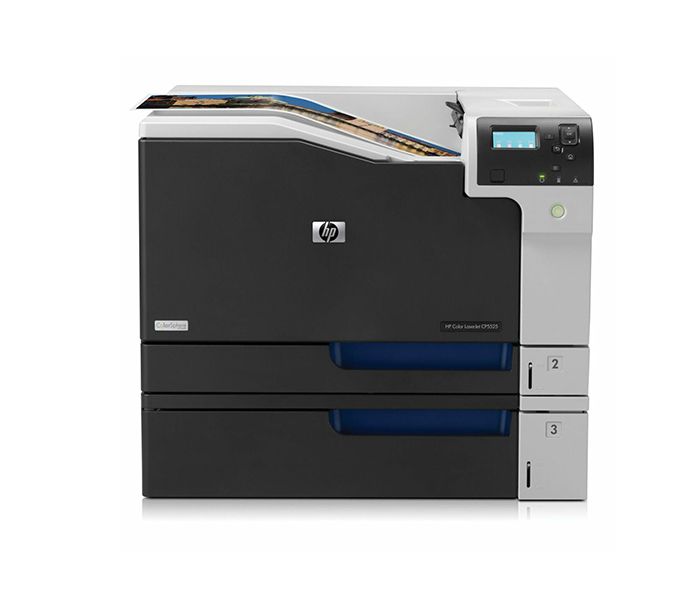 HP LaserJet Ent CP5525dn Duplex LCD Desktop Color Laser Printer