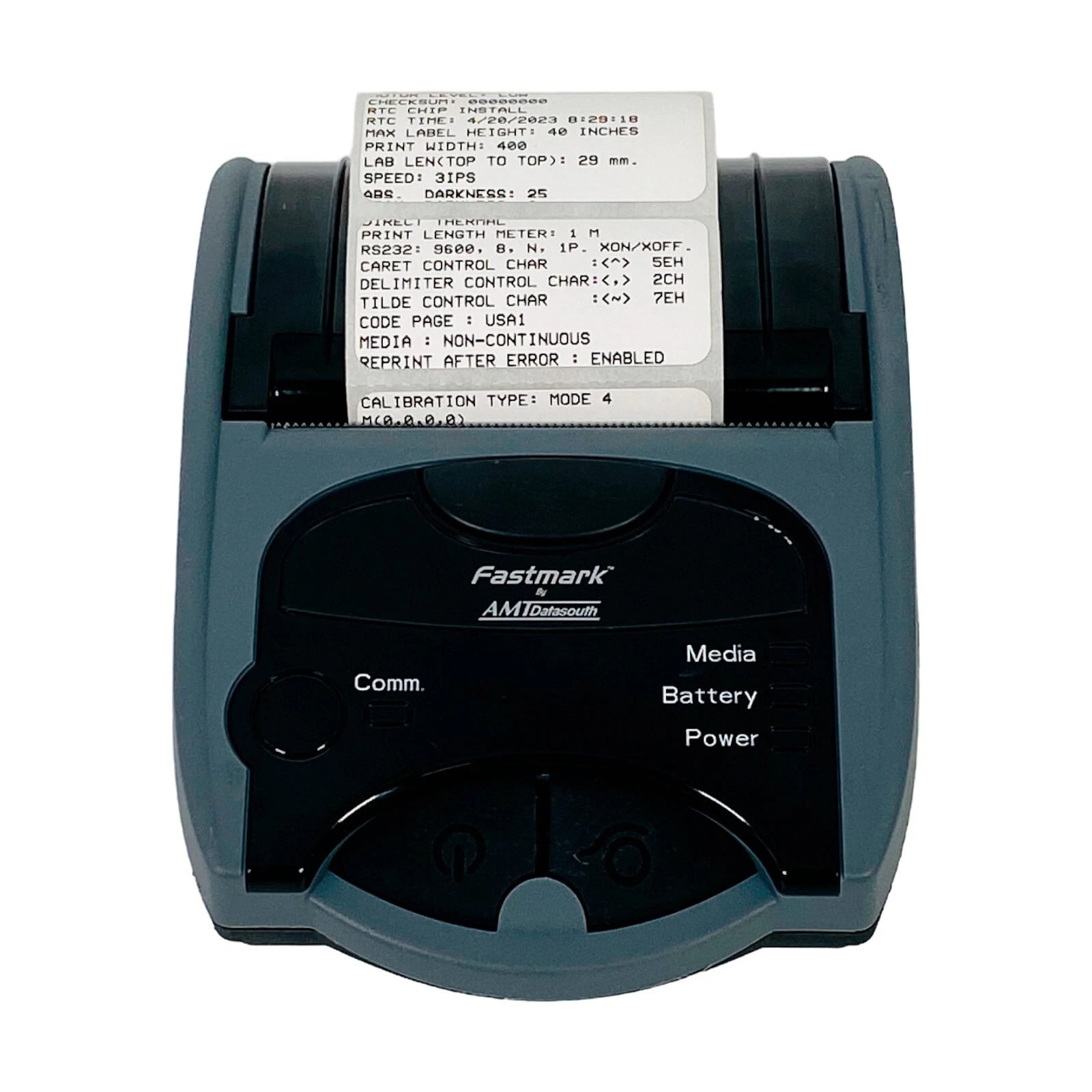AMT Datasouth Fastmark 203 DPI 3 IPS Desktop Direct Thermal Label Printer