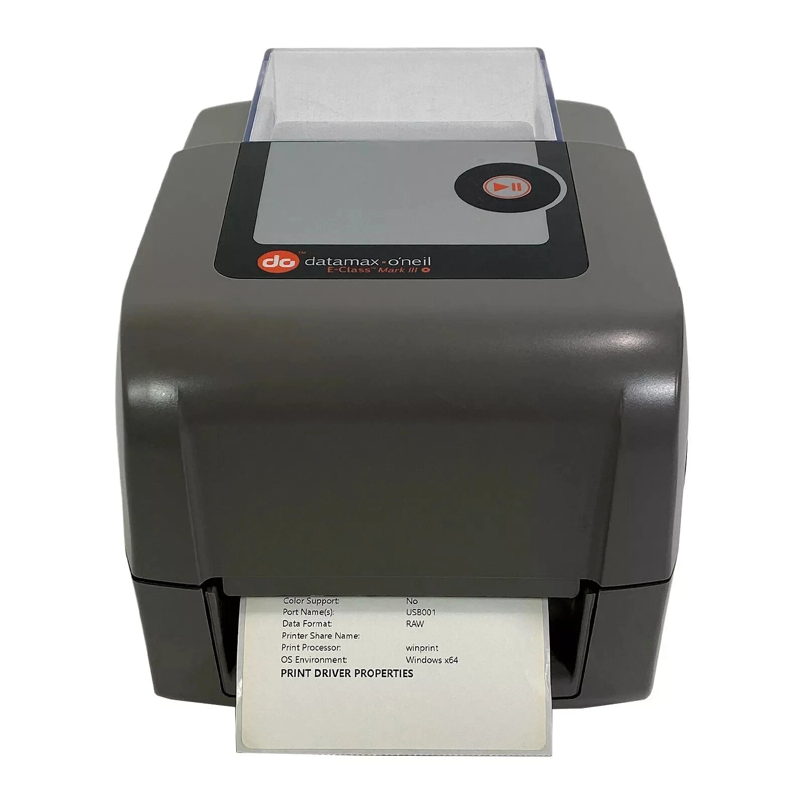 Datamax E-4205A 203 DPI USB LAN Mono Direct Thermal Desktop Barcode Printer