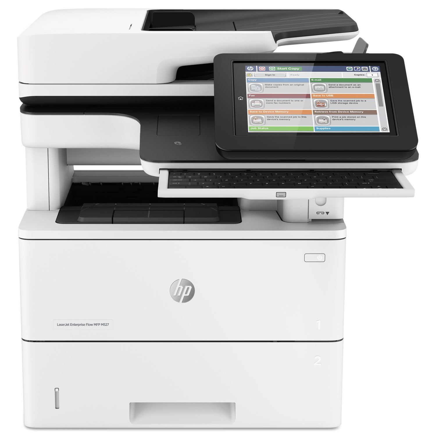 HP LaserJet Ent Flow M527z USB Net Wireless Mono Laser Printer