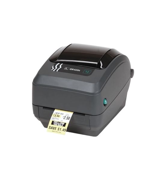 Zebra GK420t 203 DPI USB Serial Desktop Thermal Transfer Barcode Printer