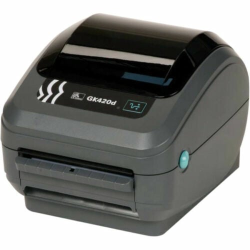 Zebra GK420d 203 DPI USB Serial Parallel Peeler Direct Thermal Printer