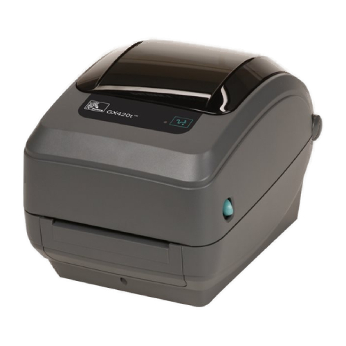 Zebra GX420t 203 DPI USB Serial Parallel Cutter Thermal Transfer Printer