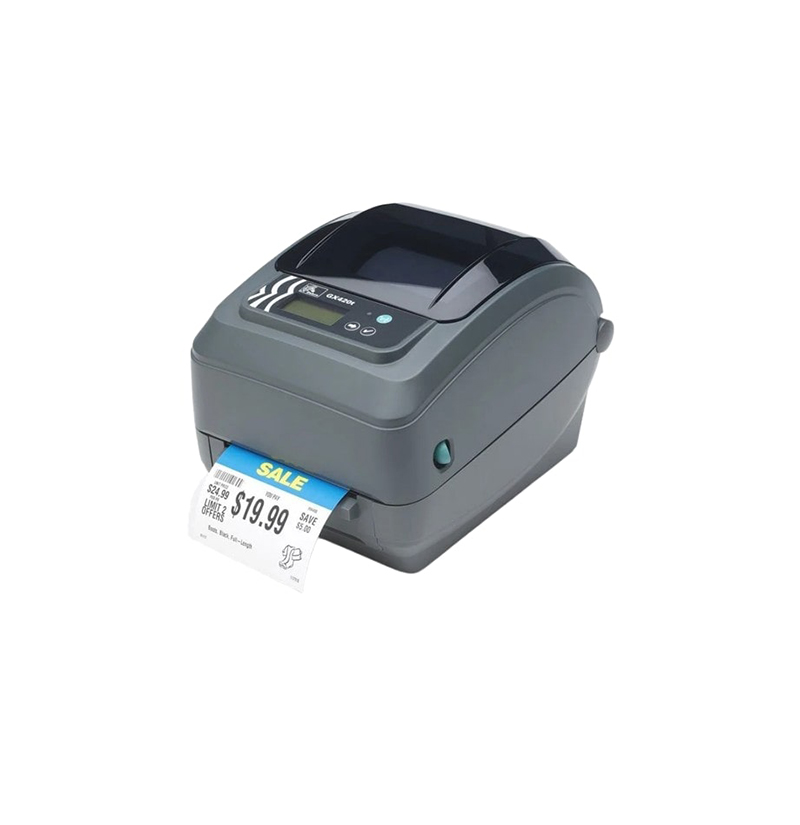 Zebra GX420t 203 DPI USB Serial Wi-Fi LCD Thermal Transfer Desktop Printer