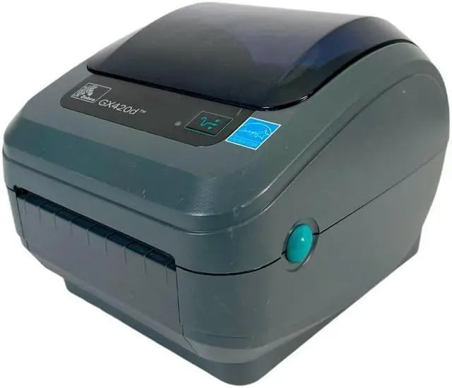Zebra GX420d 203 DPI Desktop Direct Thermal Barcode Shipping Label Printer