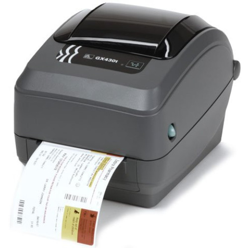 Zebra GX430 300 DPI USB Serial Parallel Thermal Transfer Desktop Printer