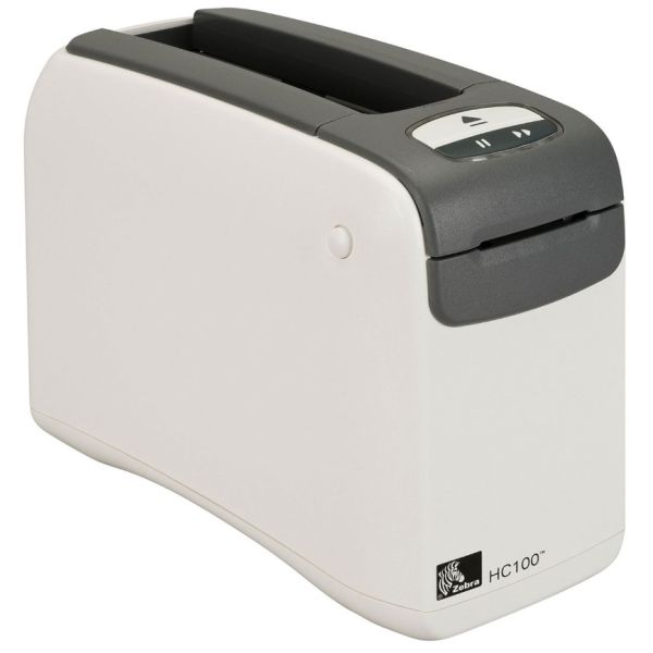 Zebra HC100 300 DPI 16MB SDRAM USB Desktop Patient ID Wristband Printer