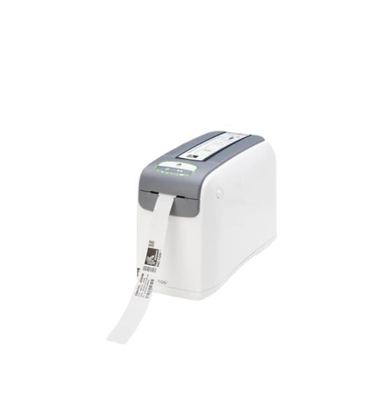 Zebra HC100 300 DPI USB Net Serial Desktop Wristband Patient ID Printer