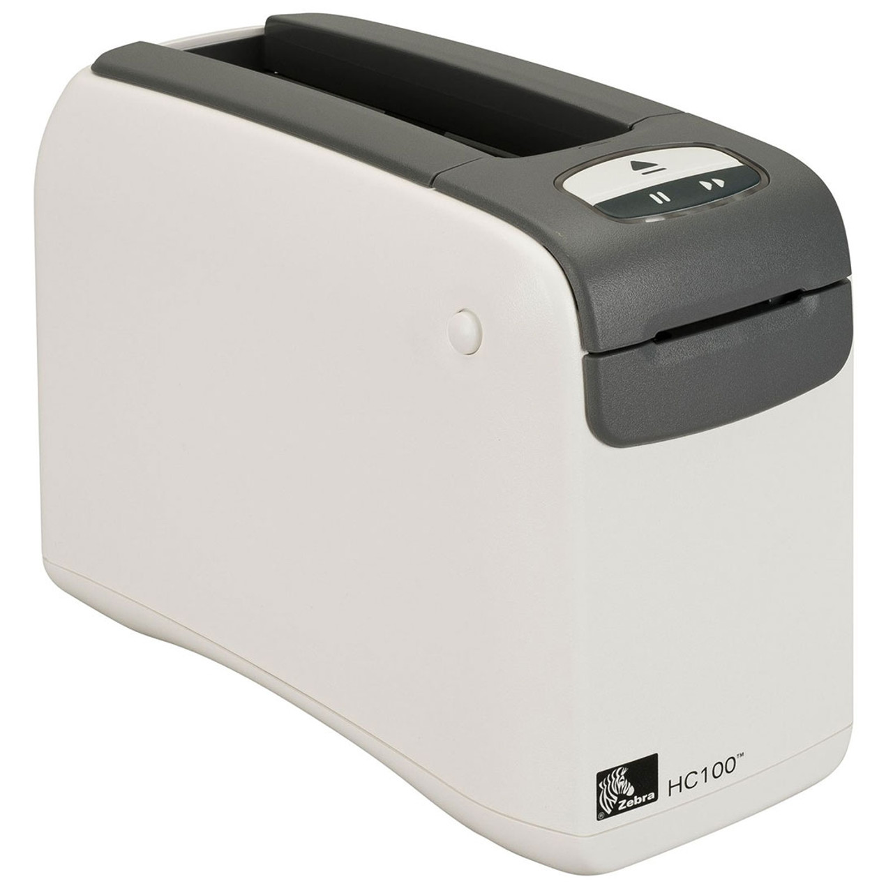 Zebra HC100 300 DPI USB Net Serial Direct Thermal Wristband Barcode Printer
