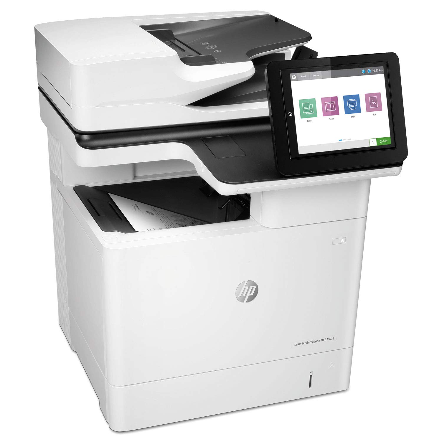 HP LaserJet Ent MFP M633fh Duplex Multifunction Mono Laser Printer