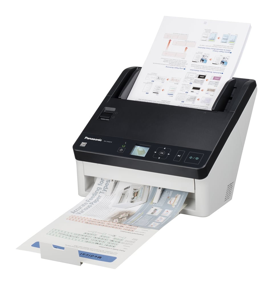 KV-S1027C Panasonic Workgroup Color USB LAN Duplex Document Scanner