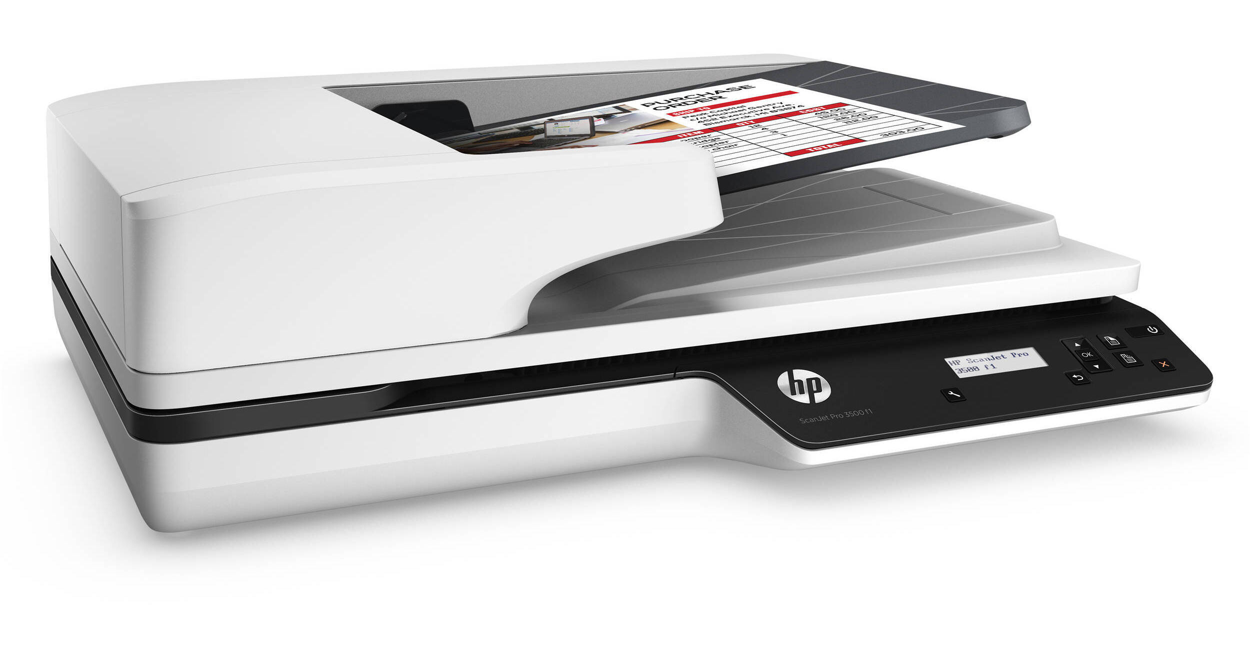 L2741A#BGJ HP ScanJet Pro 3500 f1 1200 DPI 25 PPM Duplex Flatbed Scanner