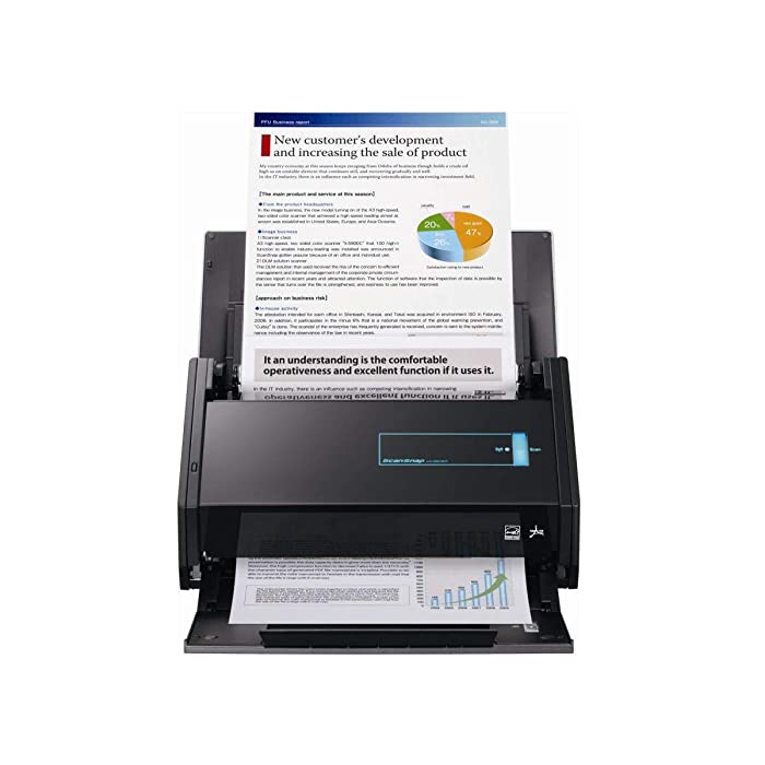 PA03656-B005 Fujitsu ScanSnap iX500 600 DPI 25 PPM USB 3.0 Wi-Fi Desktop Scanner NOB