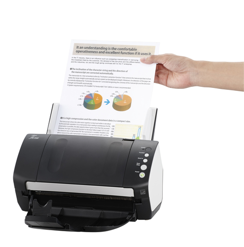 PA03670-B105 Fujitsu fi-7140 600 DPI 40 PPM USB 2.0 Desktop Sheetfed Document Scanner NOB