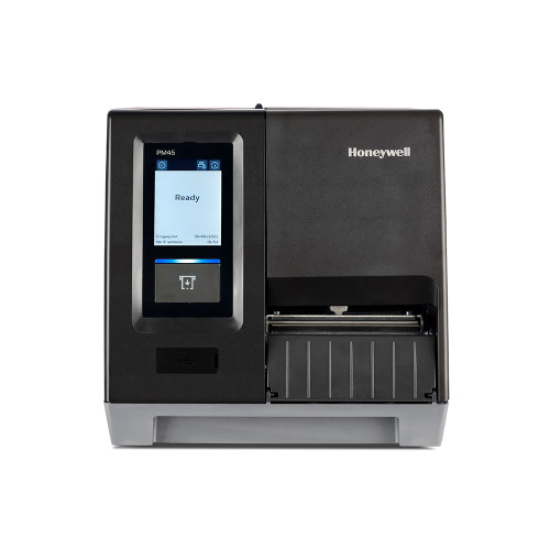 Honeywell PM45 Net Parallel Rewinder Sensor Touch Barcode Printer