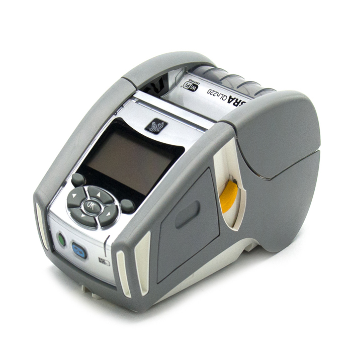 Zebra QLn220 203 DPI USB Net Serial Wi-Fi LCD Portable Direct Thermal Printer
