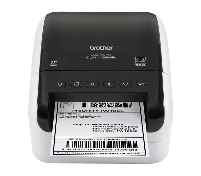 QL-1110NWBC Brother USB Ethernet Wi-Fi Direct Thermal Label Printer