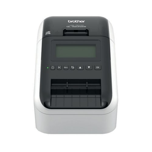 QL-820NWB Brother 110 lpm USB Bluetooth Ethernet Wi-Fi Label Printer