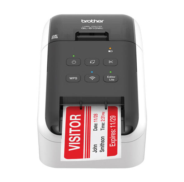 QL810WC Brother High-Speed Professional 110 lpm USB Label Printer