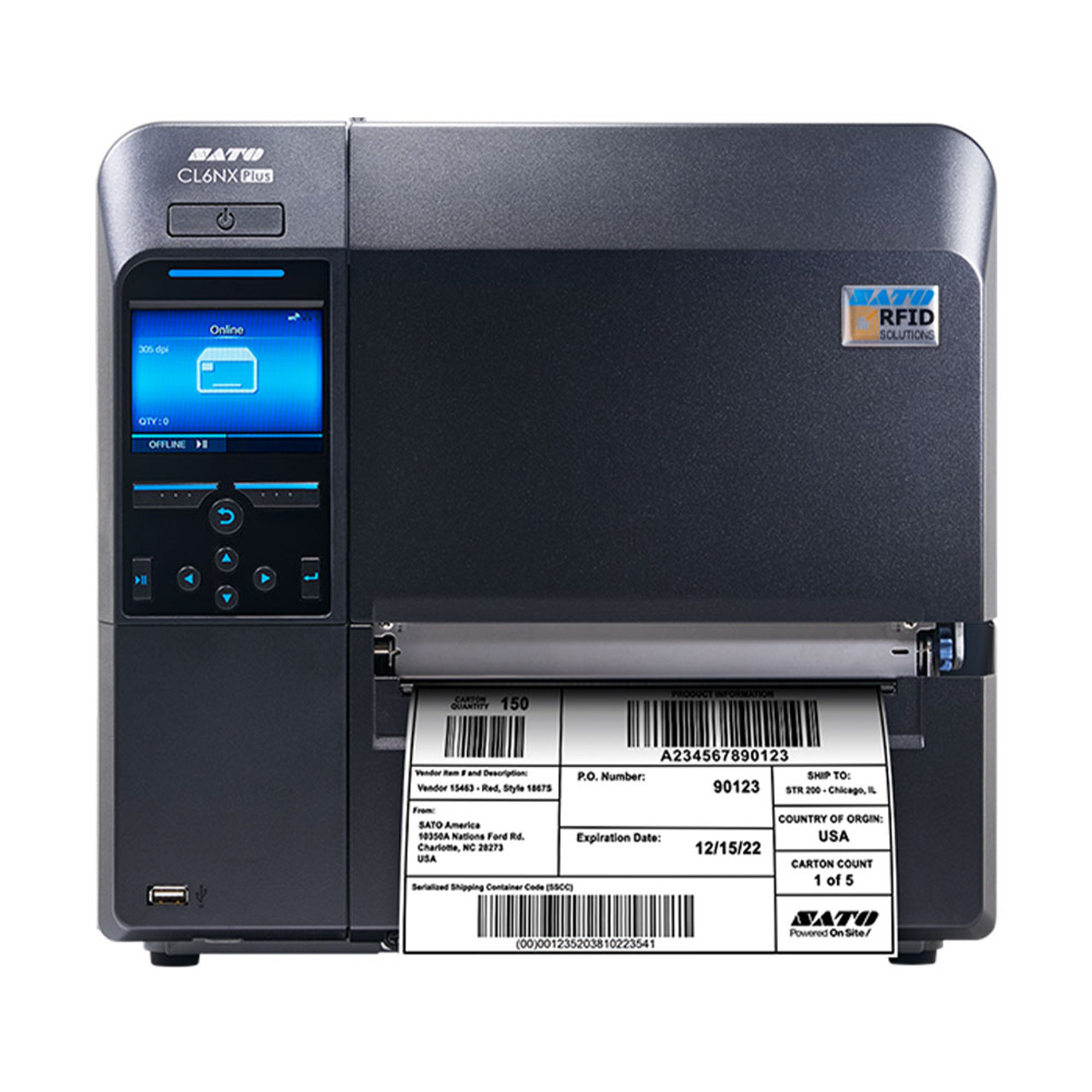 SATO CL6NX Plus 305 DPI BT Net Wide Industrial Thermal Printer